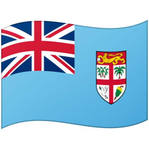 Google design of the flag: Fiji emoji verson:Noto Color Emoji 15.0