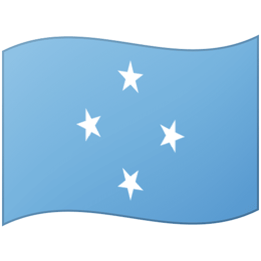 Google design of the flag: Micronesia emoji verson:Noto Color Emoji 15.0