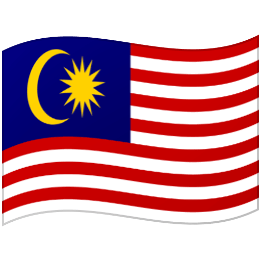 Google design of the flag: Malaysia emoji verson:Noto Color Emoji 15.0