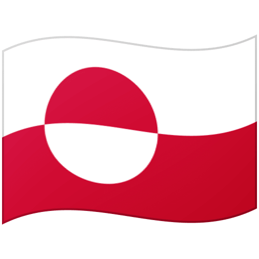 Google design of the flag: Greenland emoji verson:Noto Color Emoji 15.0