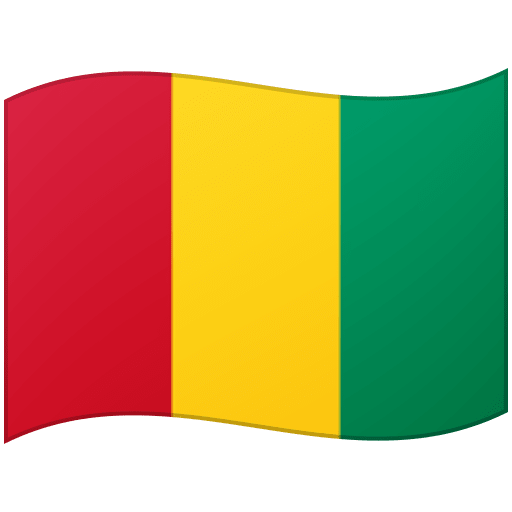 Google design of the flag: Guinea emoji verson:Noto Color Emoji 15.0