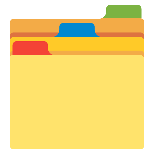 Google design of the card index dividers emoji verson:Noto Color Emoji 15.0