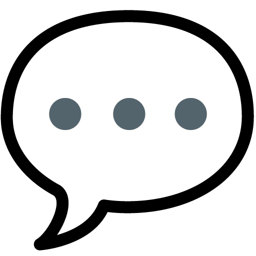 Google design of the speech balloon emoji verson:Noto Color Emoji 15.1