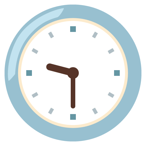 Google design of the nine-thirty emoji verson:Noto Color Emoji 15.1