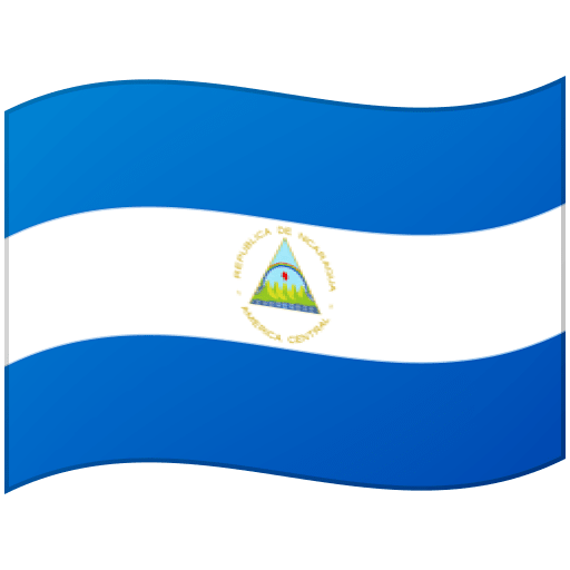 Google design of the flag: Nicaragua emoji verson:Noto Color Emoji 15.0