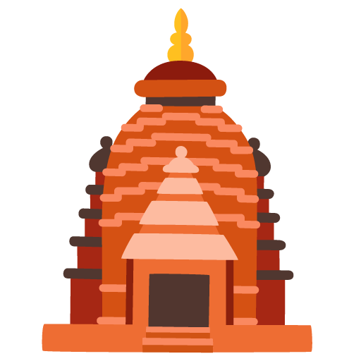 Google design of the hindu temple emoji verson:Noto Color Emoji 15.0