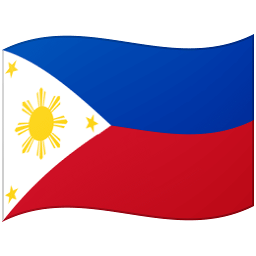 Google design of the flag: Philippines emoji verson:Noto Color Emoji 15.0