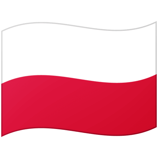Google design of the flag: Poland emoji verson:Noto Color Emoji 15.0