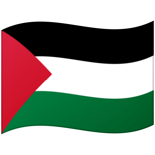 Google design of the flag: Palestinian Territories emoji verson:Noto Color Emoji 15.0