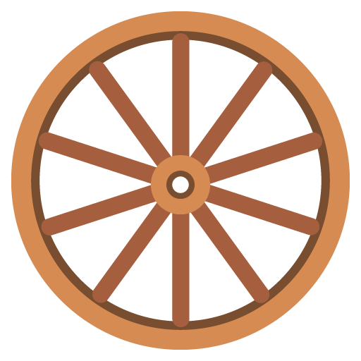 Google design of the wheel emoji verson:Noto Color Emoji 15.0
