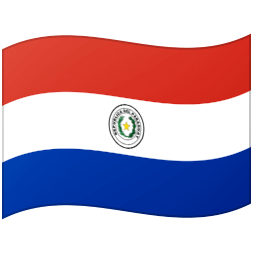 Google design of the flag: Paraguay emoji verson:Noto Color Emoji 15.0