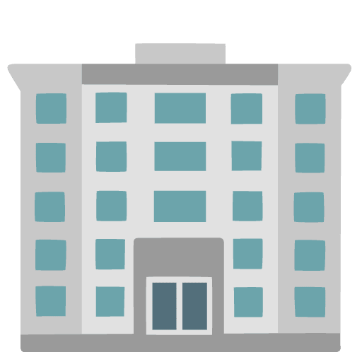 Google design of the office building emoji verson:Noto Color Emoji 15.0