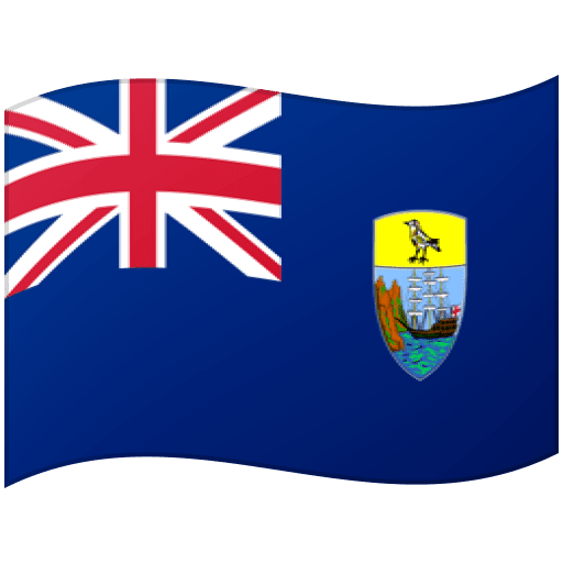 Google design of the flag: St. Helena emoji verson:Noto Color Emoji 15.0