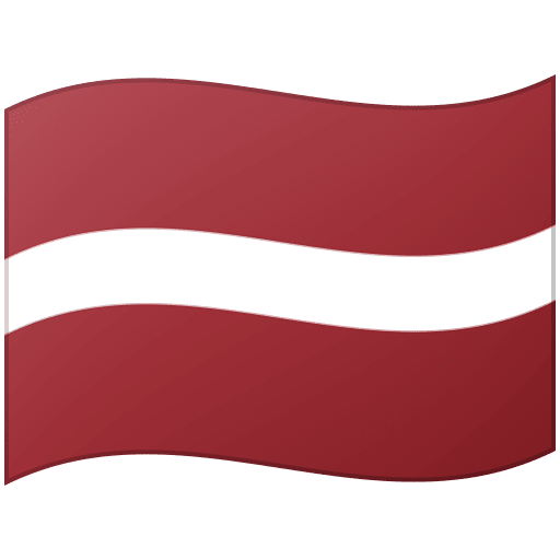Google Google design of the flag: Latvia emoji verson:Noto Color Emoji 15.0