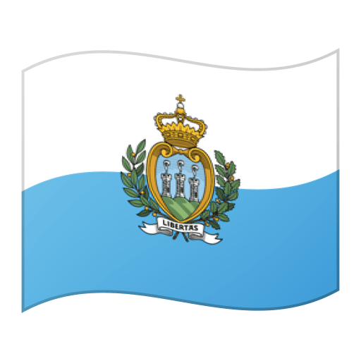 Google design of the flag: San Marino emoji verson:Noto Color Emoji 15.0