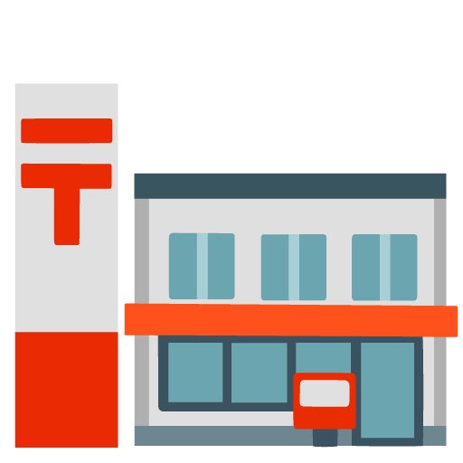 Google design of the Japanese post office emoji verson:Noto Color Emoji 15.0