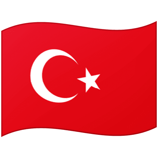 Google design of the flag: Turkey emoji verson:Noto Color Emoji 15.0