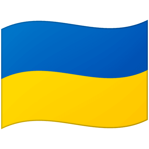Google design of the flag: Ukraine emoji verson:Noto Color Emoji 15.0