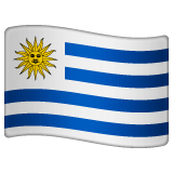 Whatsapp design of the flag: Uruguay emoji verson:2.23.2.72