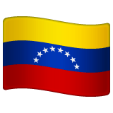 Whatsapp design of the flag: Venezuela emoji verson:2.23.2.72
