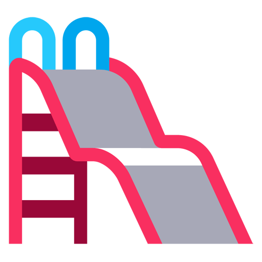 Microsoft design of the playground slide emoji verson:Windows-11-22H2