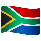 Whatsapp design of the flag: South Africa emoji verson:2.23.2.72
