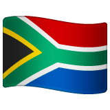 Whatsapp design of the flag: South Africa emoji verson:2.23.2.72