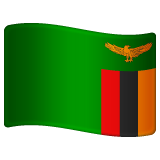 Whatsapp design of the flag: Zambia emoji verson:2.23.2.72