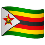Whatsapp design of the flag: Zimbabwe emoji verson:2.23.2.72