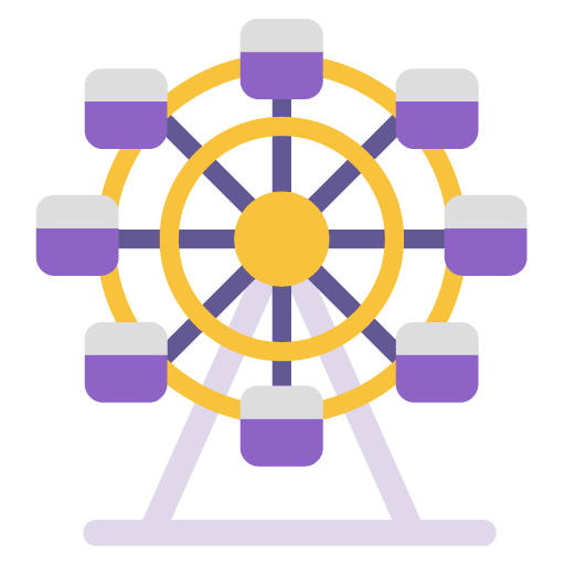 Microsoft design of the ferris wheel emoji verson:Windows-11-22H2