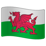 Whatsapp design of the flag: Wales emoji verson:2.23.2.72