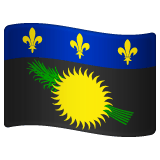 Whatsapp design of the flag: Guadeloupe emoji verson:2.23.2.72