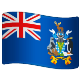 Whatsapp design of the flag: South Georgia & South Sandwich Islands emoji verson:2.23.2.72