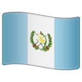 Whatsapp design of the flag: Guatemala emoji verson:2.23.2.72