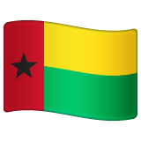 Whatsapp design of the flag: Guinea-Bissau emoji verson:2.23.2.72