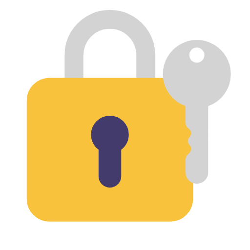 Microsoft design of the locked with key emoji verson:Windows-11-23H2