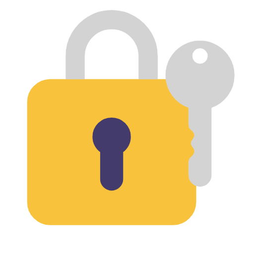 Microsoft design of the locked with key emoji verson:Windows-11-23H2