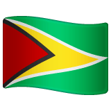 Whatsapp design of the flag: Guyana emoji verson:2.23.2.72