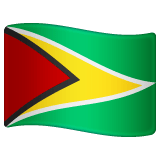 Whatsapp design of the flag: Guyana emoji verson:2.23.2.72