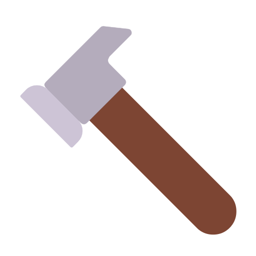 Microsoft design of the hammer emoji verson:Windows-11-23H2