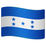 Whatsapp design of the flag: Honduras emoji verson:2.23.2.72