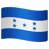 Whatsapp design of the flag: Honduras emoji verson:2.23.2.72