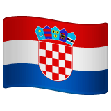 Whatsapp design of the flag: Croatia emoji verson:2.23.2.72