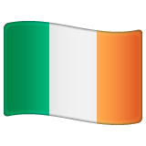 Whatsapp design of the flag: Ireland emoji verson:2.23.2.72