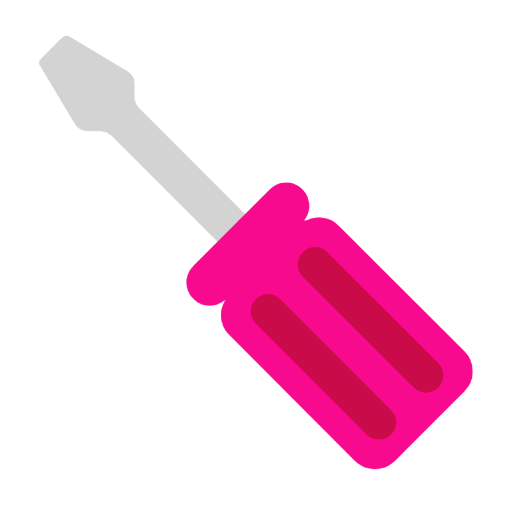 Microsoft design of the screwdriver emoji verson:Windows-11-23H2