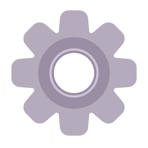 Microsoft design of the gear emoji verson:Windows-11-23H2