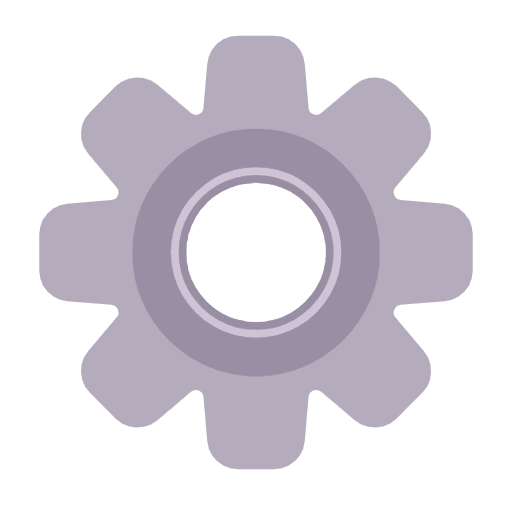 Microsoft design of the gear emoji verson:Windows-11-23H2