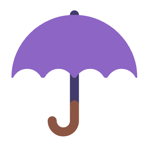 Microsoft design of the umbrella emoji verson:Windows-11-23H2