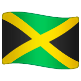 Whatsapp design of the flag: Jamaica emoji verson:2.23.2.72
