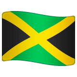 Whatsapp design of the flag: Jamaica emoji verson:2.23.2.72